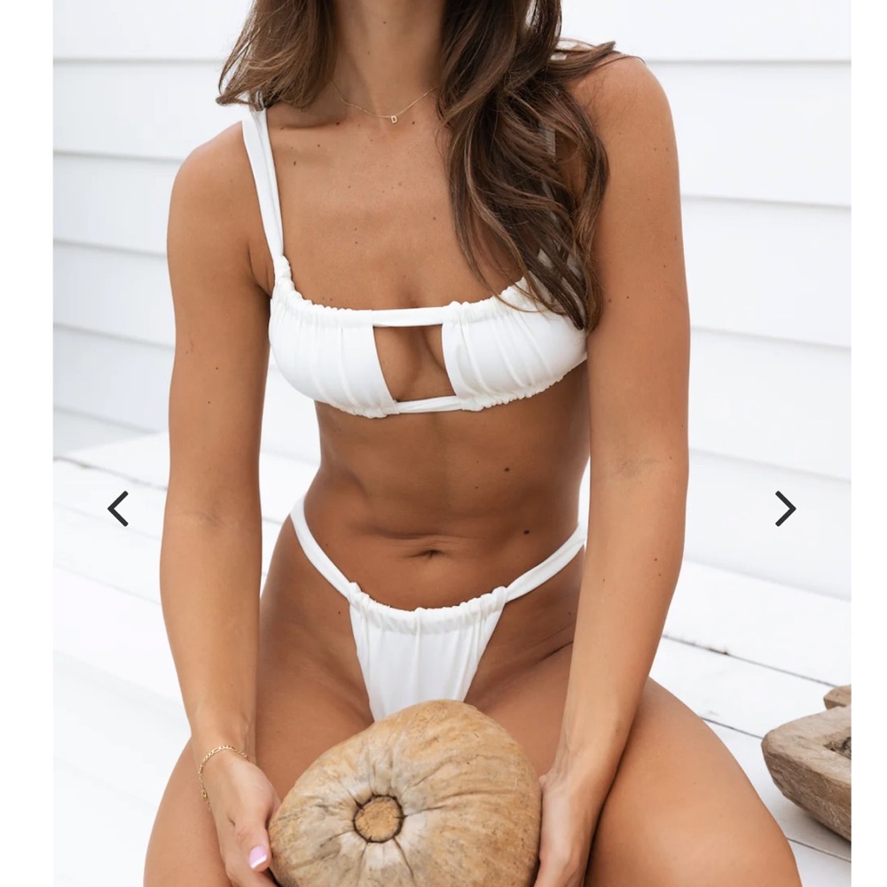 White swimsuit